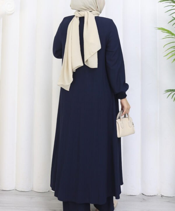 Alternative view of Umre İkili Takım Lacivert %85 pamuklu