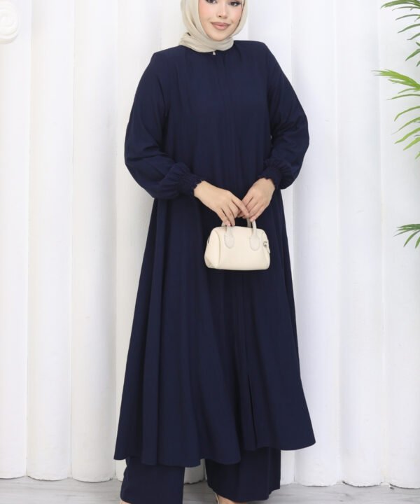 Umre İkili Takım Lacivert %85 pamuklu