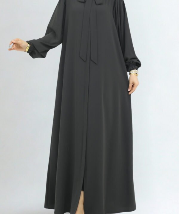 LAVİN Fiyonk Yaka Ferace FÜME