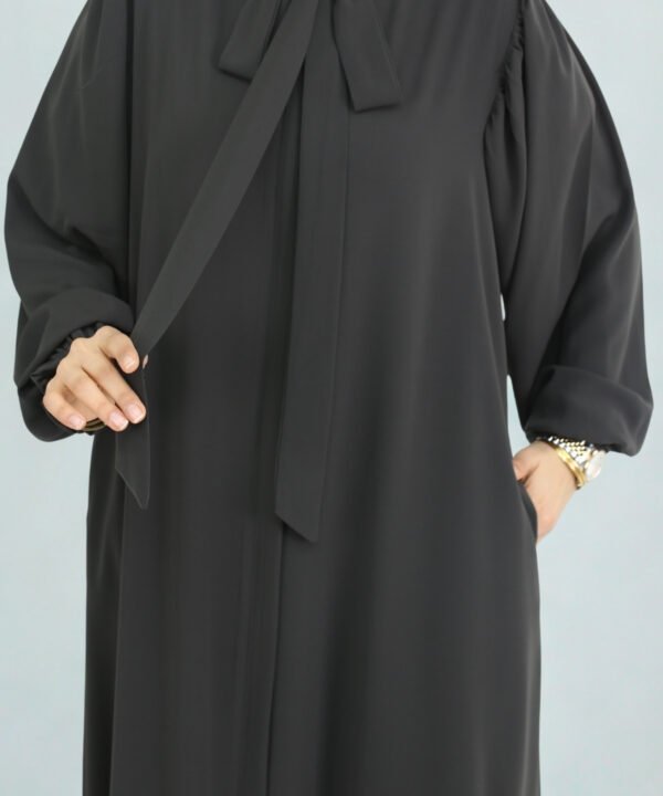 Alternative view of LAVİN Fiyonk Yaka Ferace FÜME