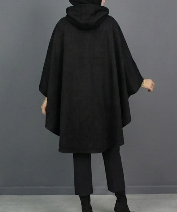 Alternative view of Asude Kapüşonlu Panço SİYAH